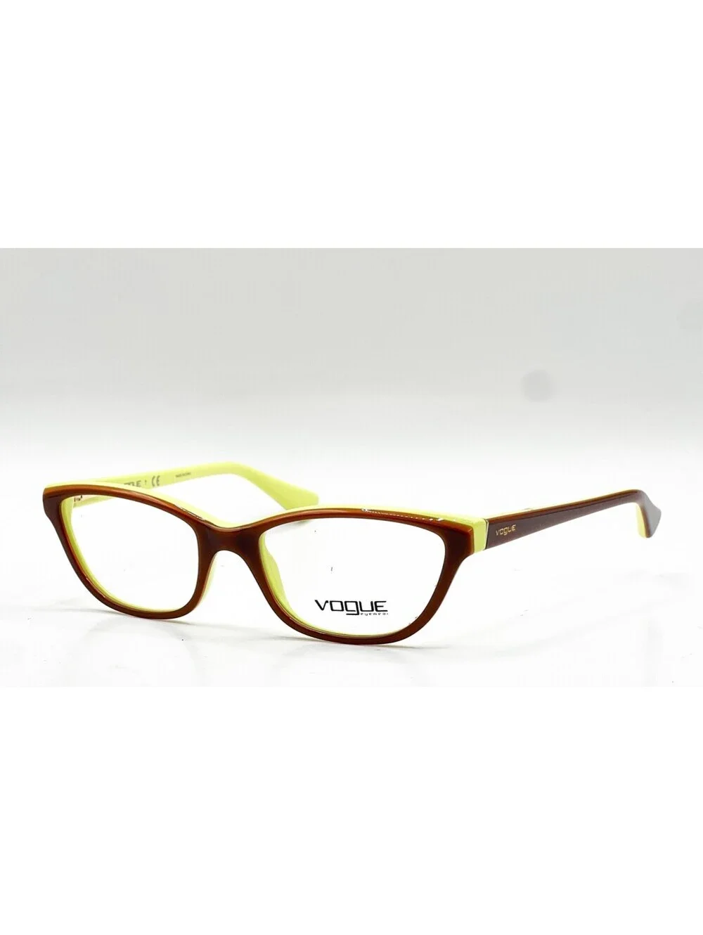 Vogue VO 2748 1992 Light Brown Yellow Authentic Eyeglass Frames 50-17